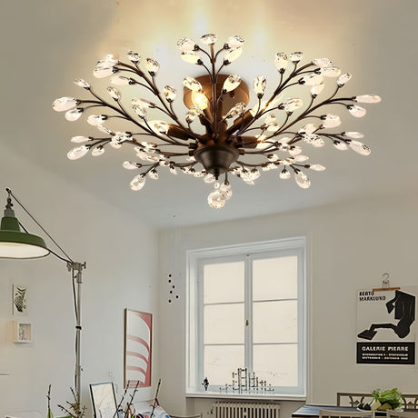 K9 Crystal Branch Ceiling Light for Dining Room