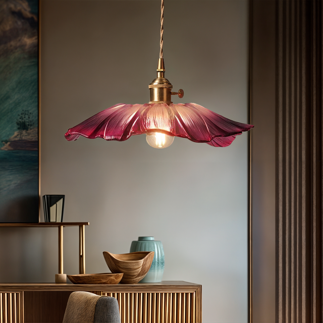 Liora Floral Glass Pendant for Kitchen and Bedroom