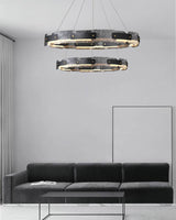 Smoked Glass Chandelier for Bedroom Decor OpalDwell