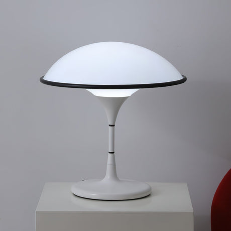 Aurelia Acrylic Table Lamp in a bedroom setting | OroDwell