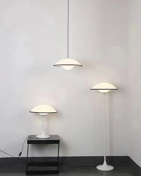 Aurelia Acrylic Table Lamp dimensions and design detail | OroDwell