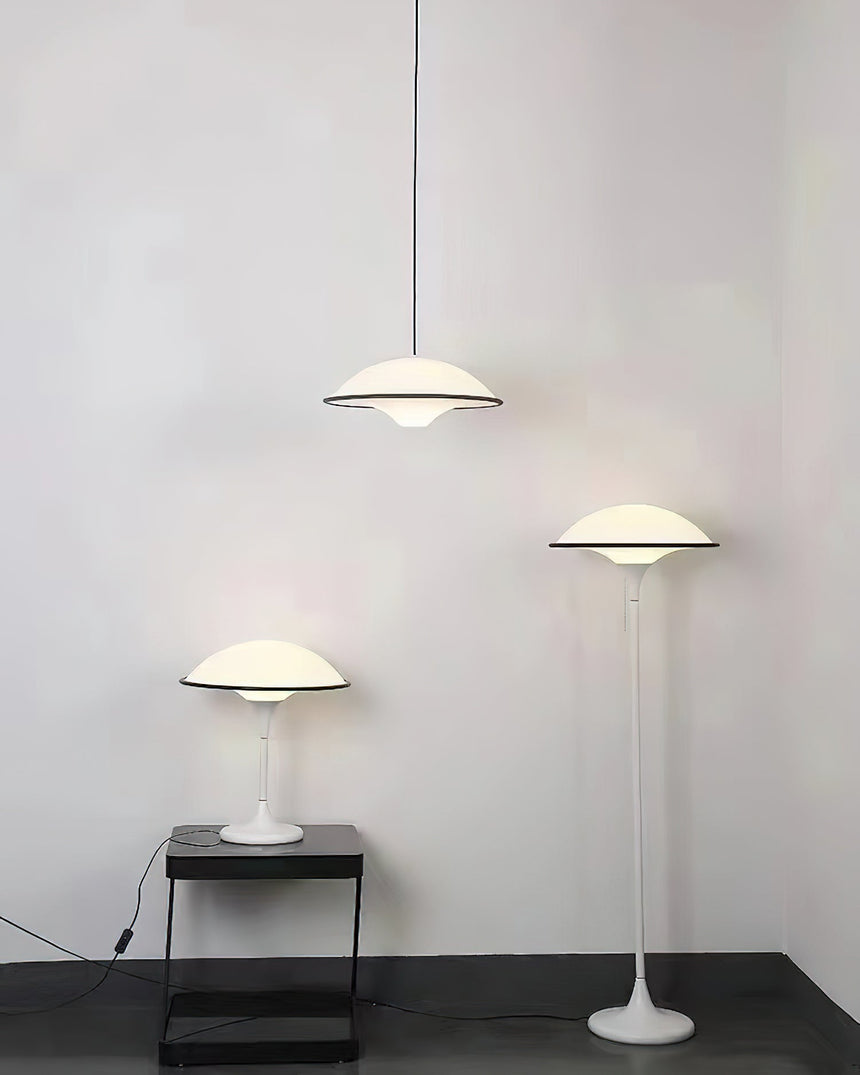 Aurelia Acrylic Table Lamp dimensions and design detail | OroDwell