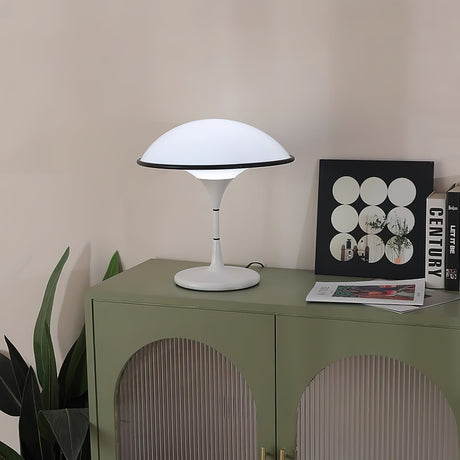 Aurelia Acrylic Table Lamp lifestyle scene – home office | OroDwell