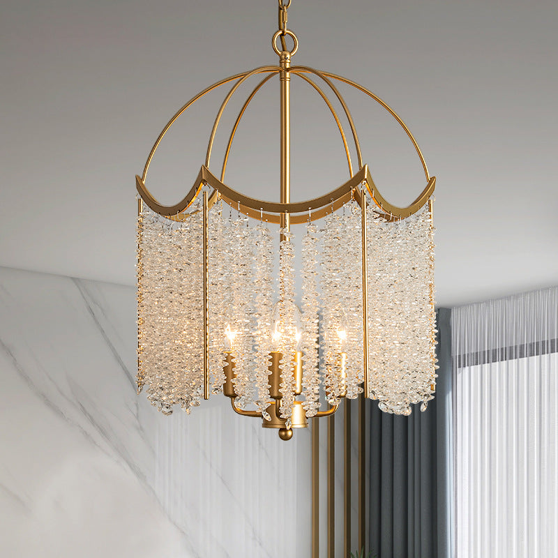 Crystal Chandelier for Living Room Ambiance