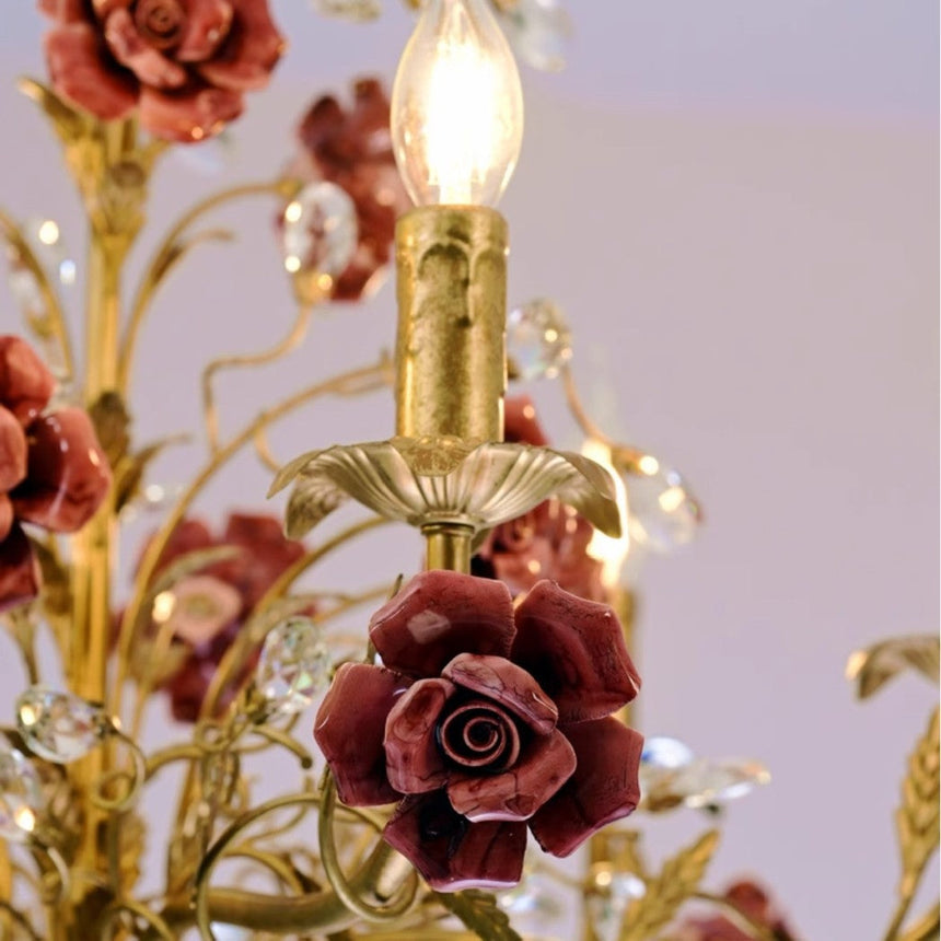 Rose Chandelier for Traditional Interiors