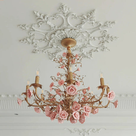 Rose Chandelier for Hotel Decor