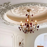 Pink Rose Ceiling Light Detail