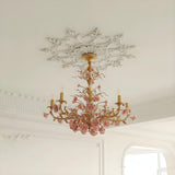 Crystal Accent Chandelier Fixture