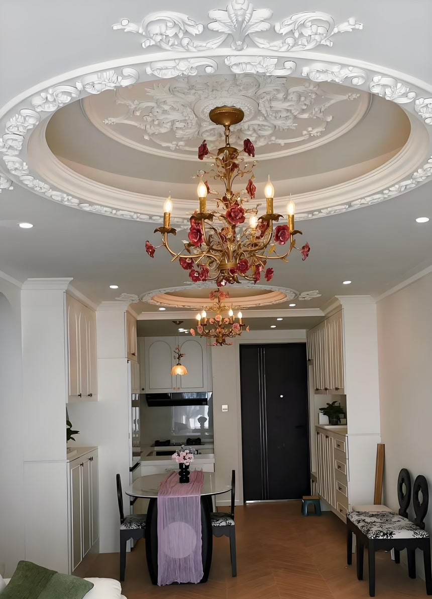 Rose Chandelier for Hotel Decor