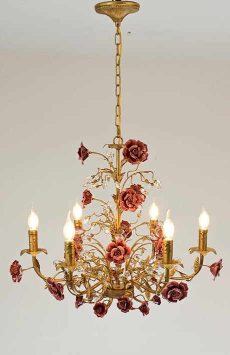 Rose Chandelier for Hotel Decor