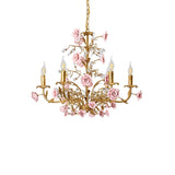 Gold Finish Chandelier for Dining Room