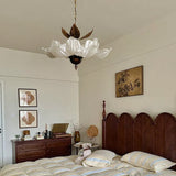 Petal Design Pendant Light Side View OpalDwell