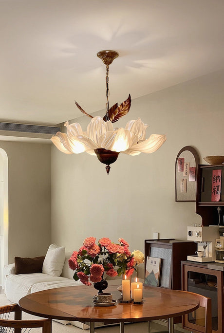 Floral Acrylic Pendant for Modern Homes OpalDwell