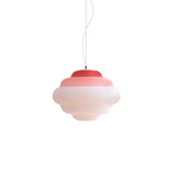 Frosted Glass Pendant Light With Gradient Color Design - OroDwell