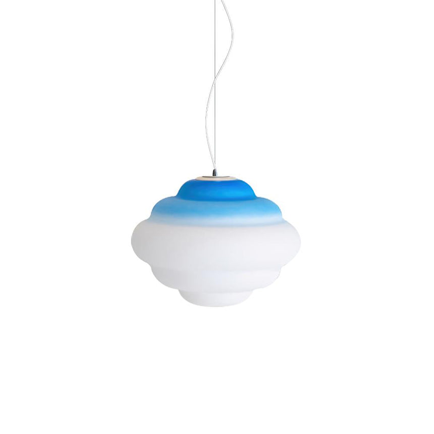 Playful Glass Pendant Light For Living Room - OroDwell