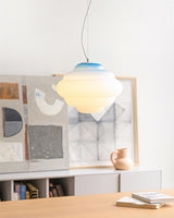 Glass Pendant Light Ambient Lighting View - OroDwell