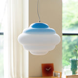 Glass Pendant Light Silhouette Detail View - OroDwell