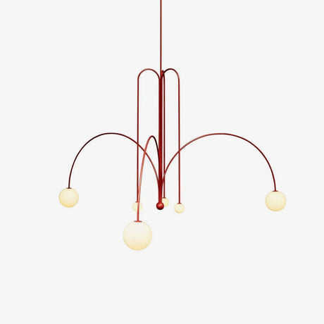 Metal and Glass Fixture Installation View