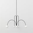 Elara Crest Dramatic Pendant Light Full Display