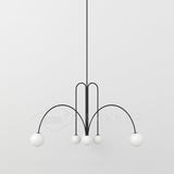 Elara Crest Dramatic Pendant Light Full Display