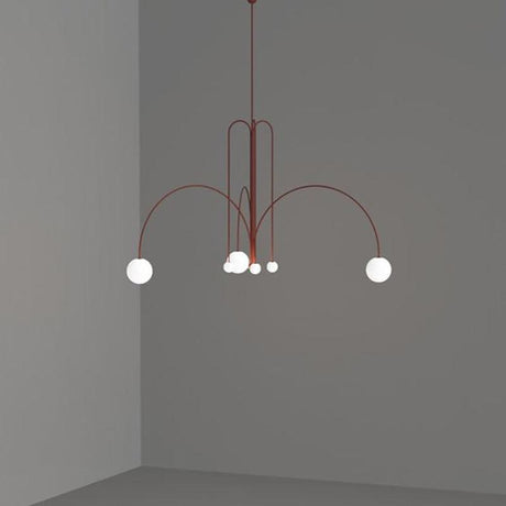 Elara Crest Pendant Light, Dramatic Hanging Fixture