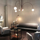 Dramatic Hanging Fixture Side Angle View