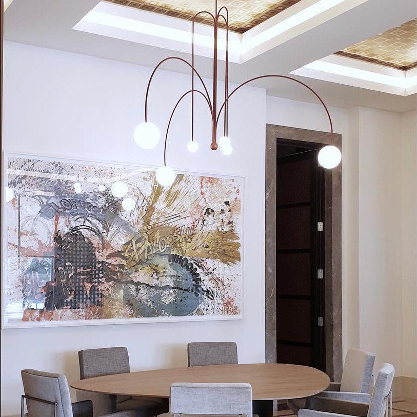 Elara Crest Pendant Light Base Detail