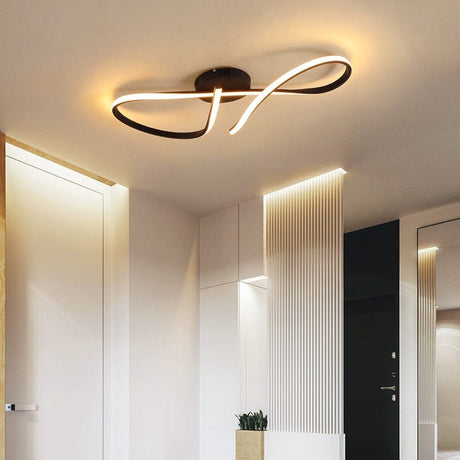 Elara Bow-Style Ceiling Light Full View