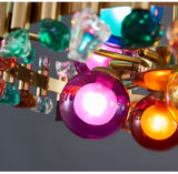 Lumira Chandelier Polished Chrome Finish Detail - OpalDwell