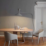 frosted glass shade wall lamp - styled bedroom setting