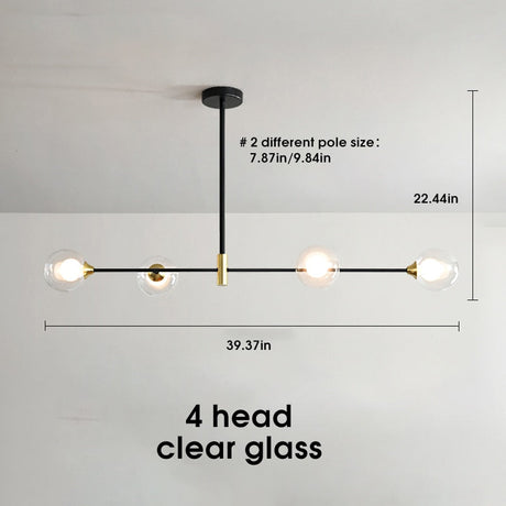 Lyra Glass Fixture – Iron Hardware Construction