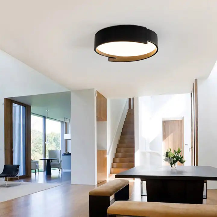 Marven Aluminum LED Ceiling Lamp for Modern Living Rooms