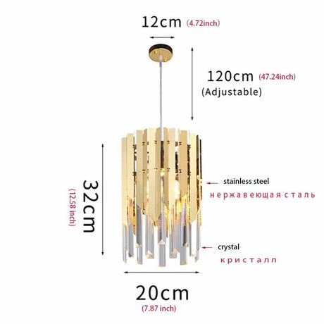 Crystal Chandelier Pendant Lamp Cord and Mounting Hardware