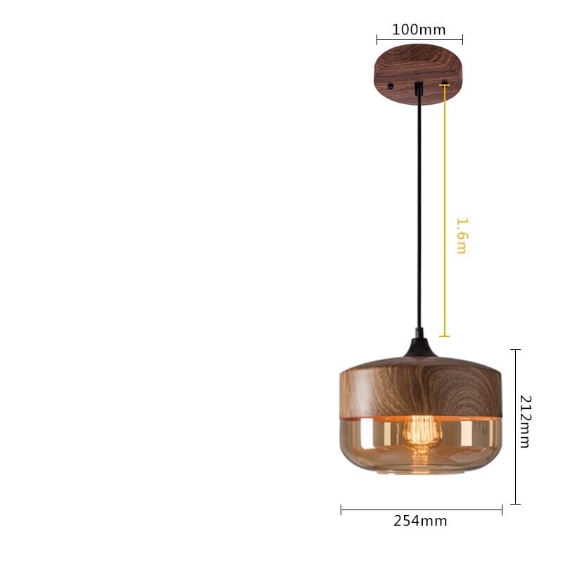 Wood Pendant Light for Dining Room Lighting | OroDwell