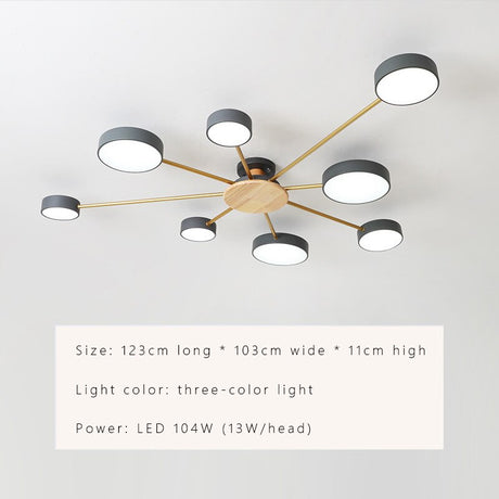 Luminax Scandinavian Modern LED Chandelier - Additional View 4