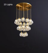 g9 base crystal chandelier for dining rooms