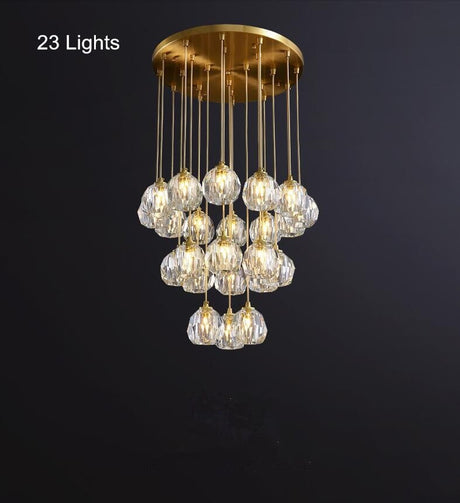 g9 base crystal chandelier for dining rooms