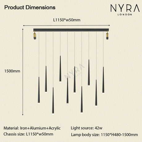 LED Chandelier for Large Open-Plan Rooms