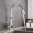 Gold kitchen faucet for contemporary home interiors