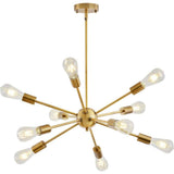 Novera Chandelier - Semi-Flush Mount Installation Detail
