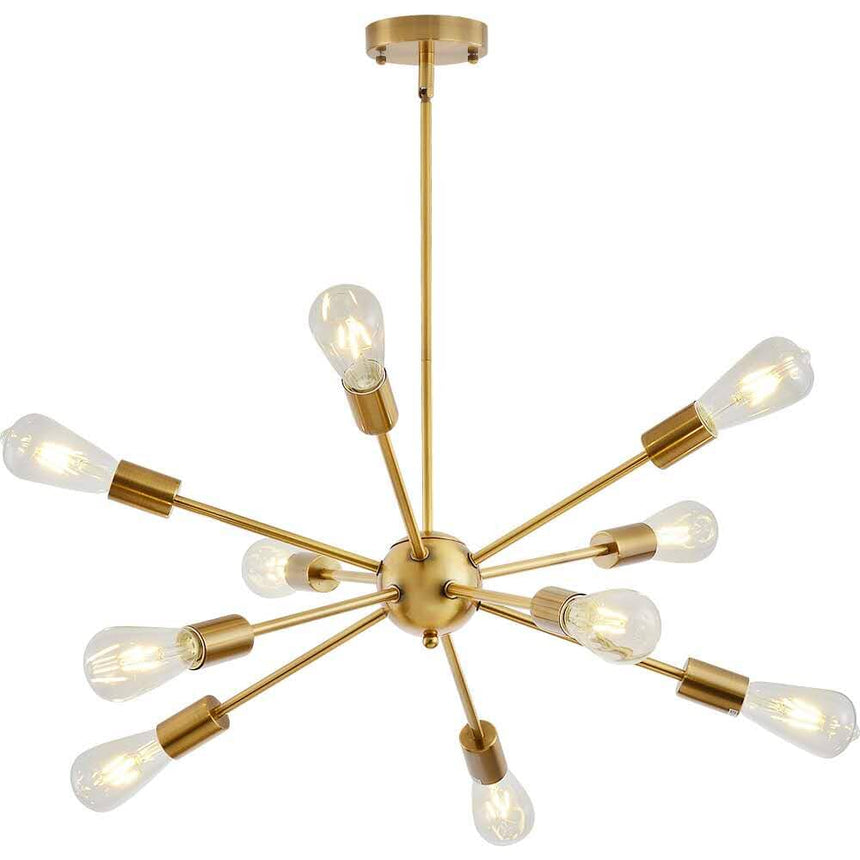 Novera Chandelier - Semi-Flush Mount Installation Detail