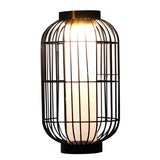 Outdoor lantern lighting at night