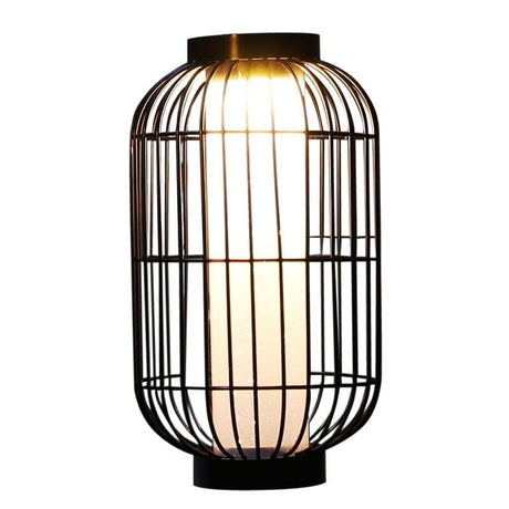 Outdoor lantern lighting at night