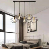 wrought iron industrial pendant chandelier