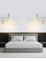 NovaSwing Wall Lamp Plug In Swing Arm for Bedroom Decor - OpalDwell