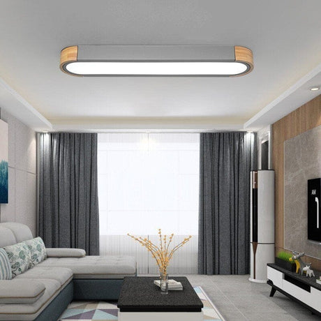 Bamboo Ceiling Light LED Warm Ambient Glow – Liora Collection
