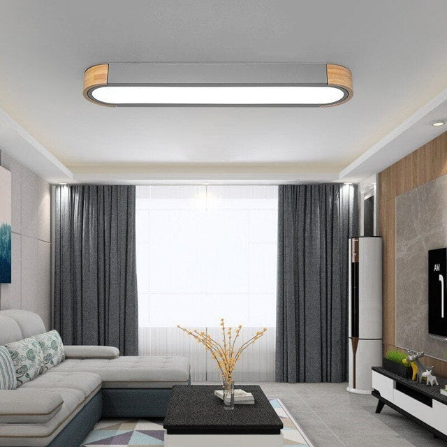 Bamboo Ceiling Light LED Warm Ambient Glow – Liora Collection