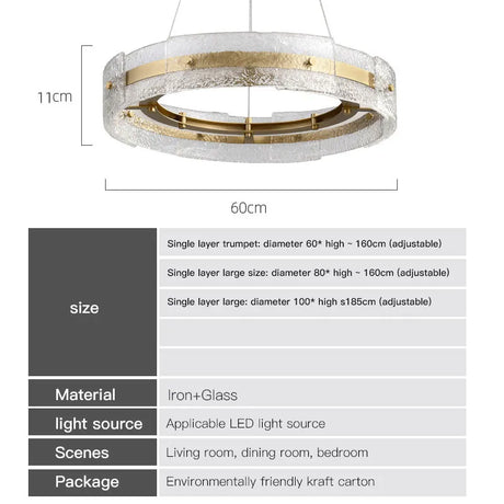 three-color dimming pendant lamp