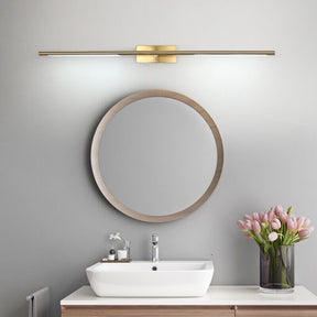 Bathroom lighting fixture close-up