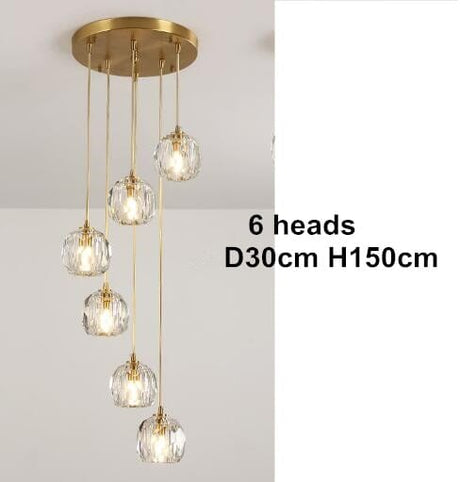 radiant copper glow pendant lamp